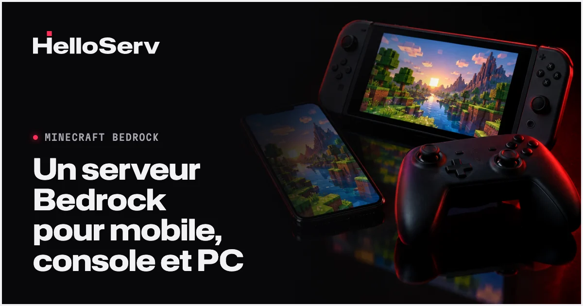 Créer un serveur Minecraft Bedrock crossplay (PC, console et mobile)