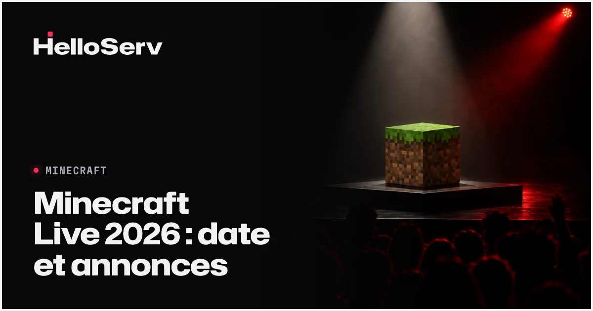 Minecraft Live 2026 : date, heure et toutes les annonces (mars et septembre)