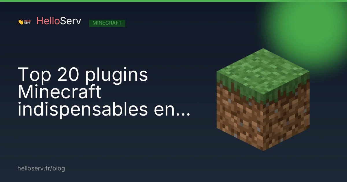 Top 20 plugins Minecraft indispensables en 2026
