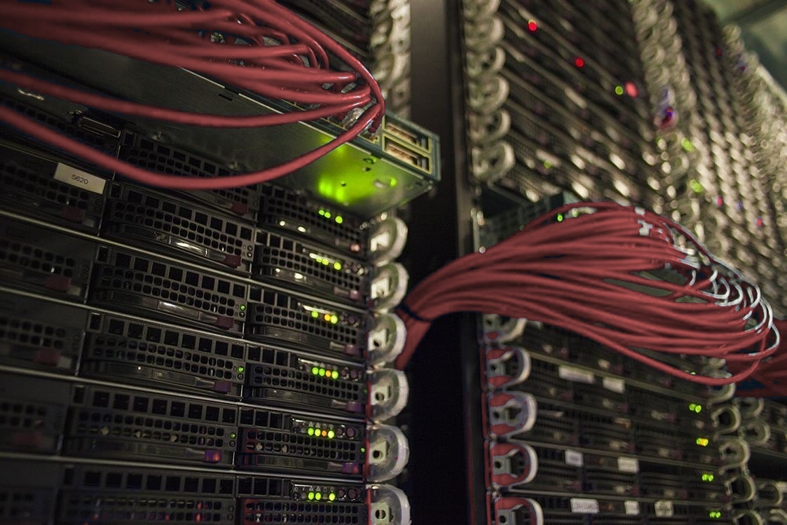 Serveurs dans un datacenter